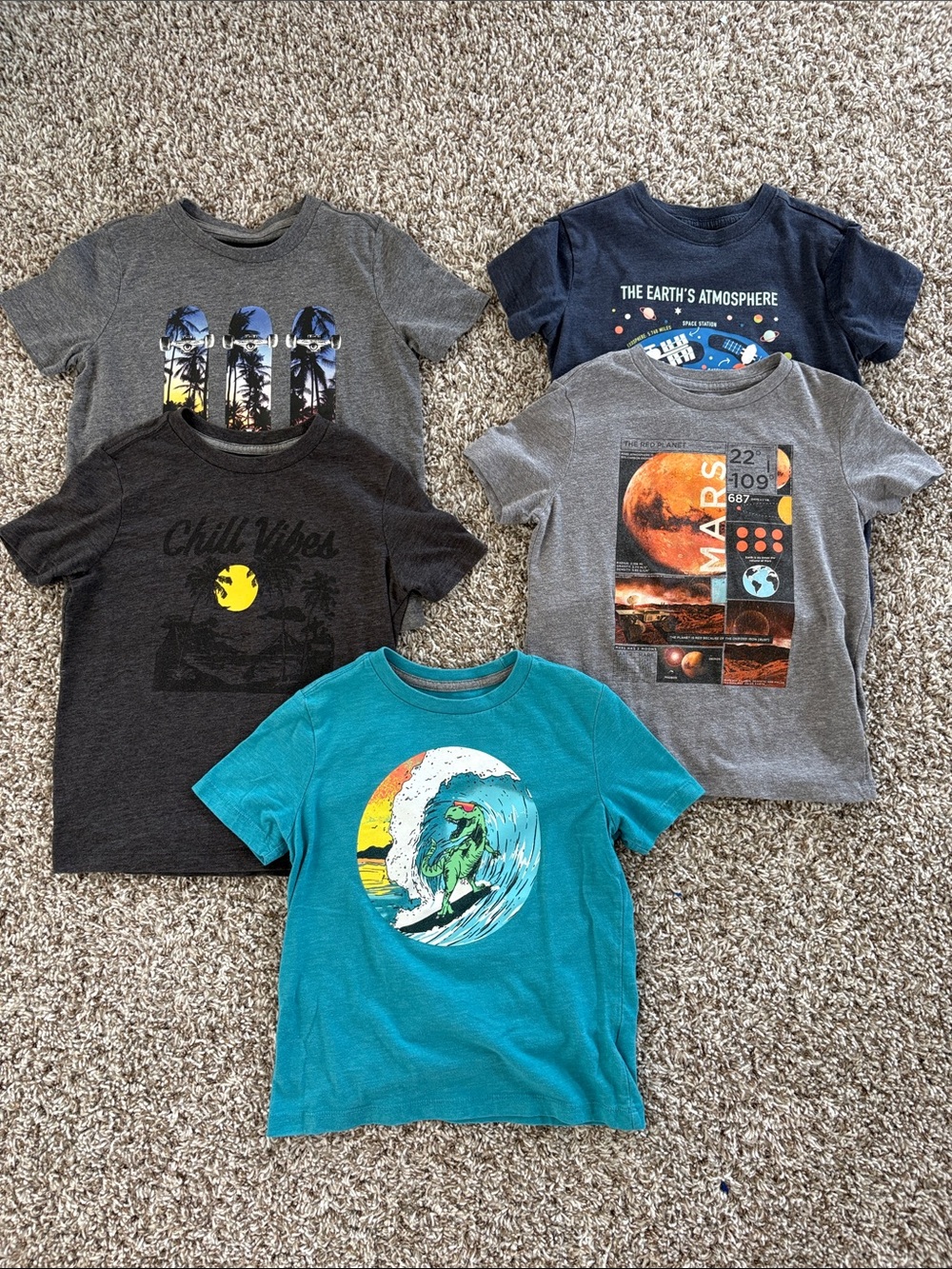 Old Navy, Cat & Jack tees, size Small 6/7